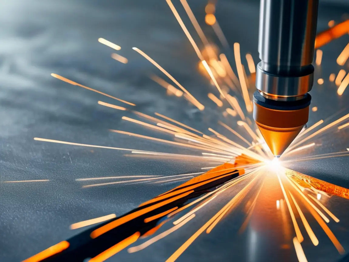 Laser cutting steel plate for cast-in anchor plate fabrication