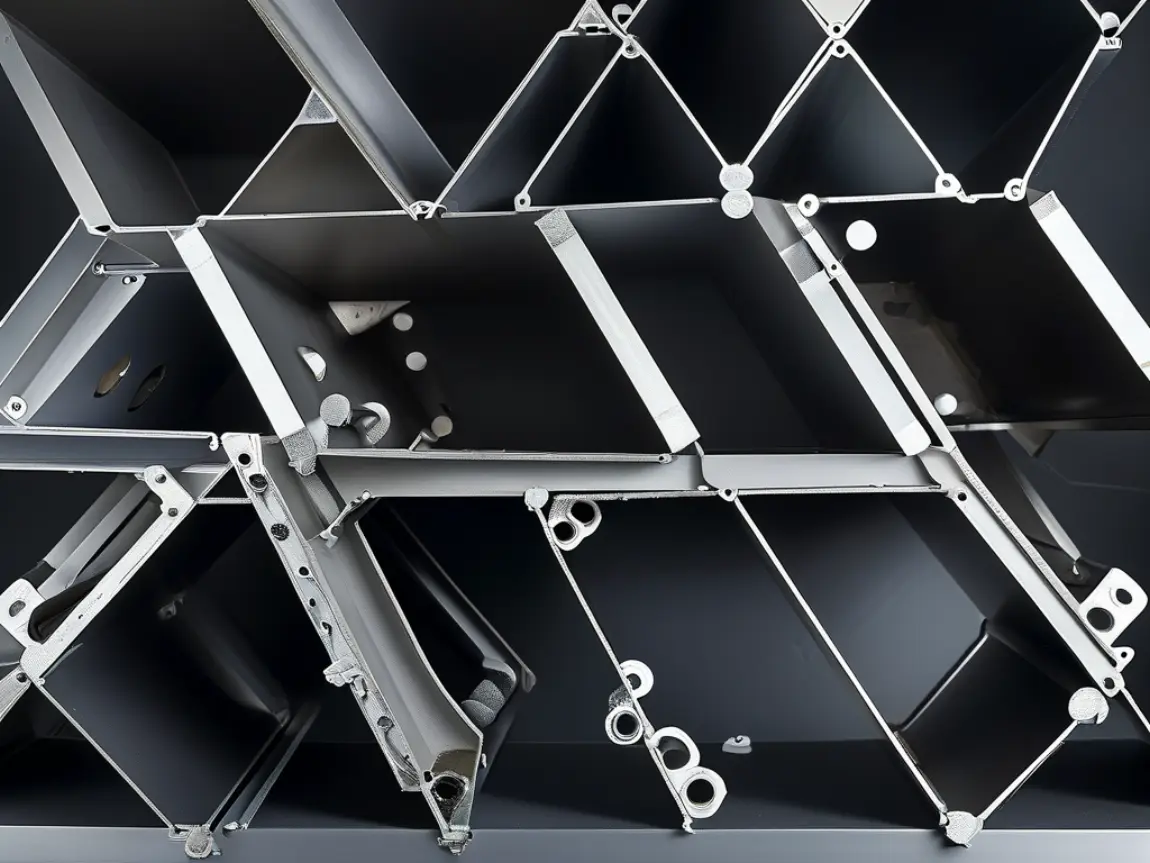 Custom laser-cut steel gusset plates for structural steel connections