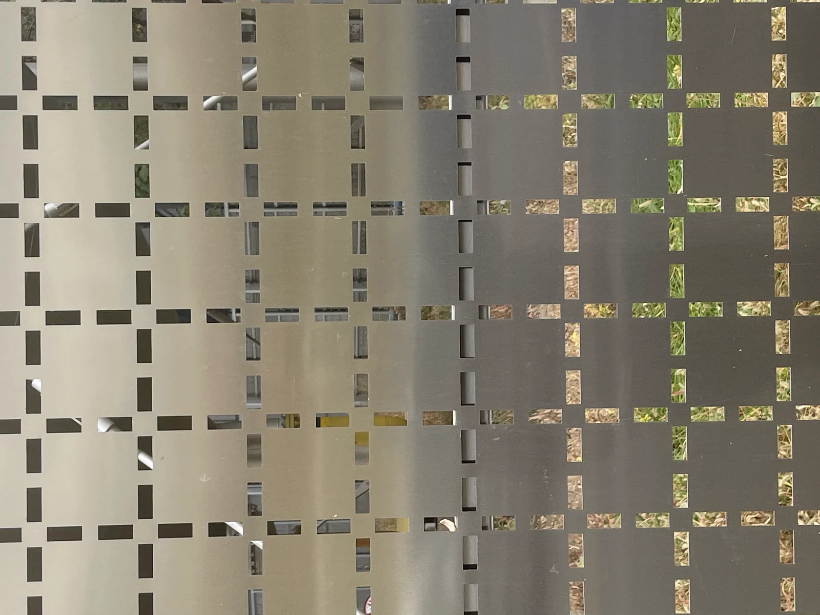 Custom laser-cut architectural metalwork