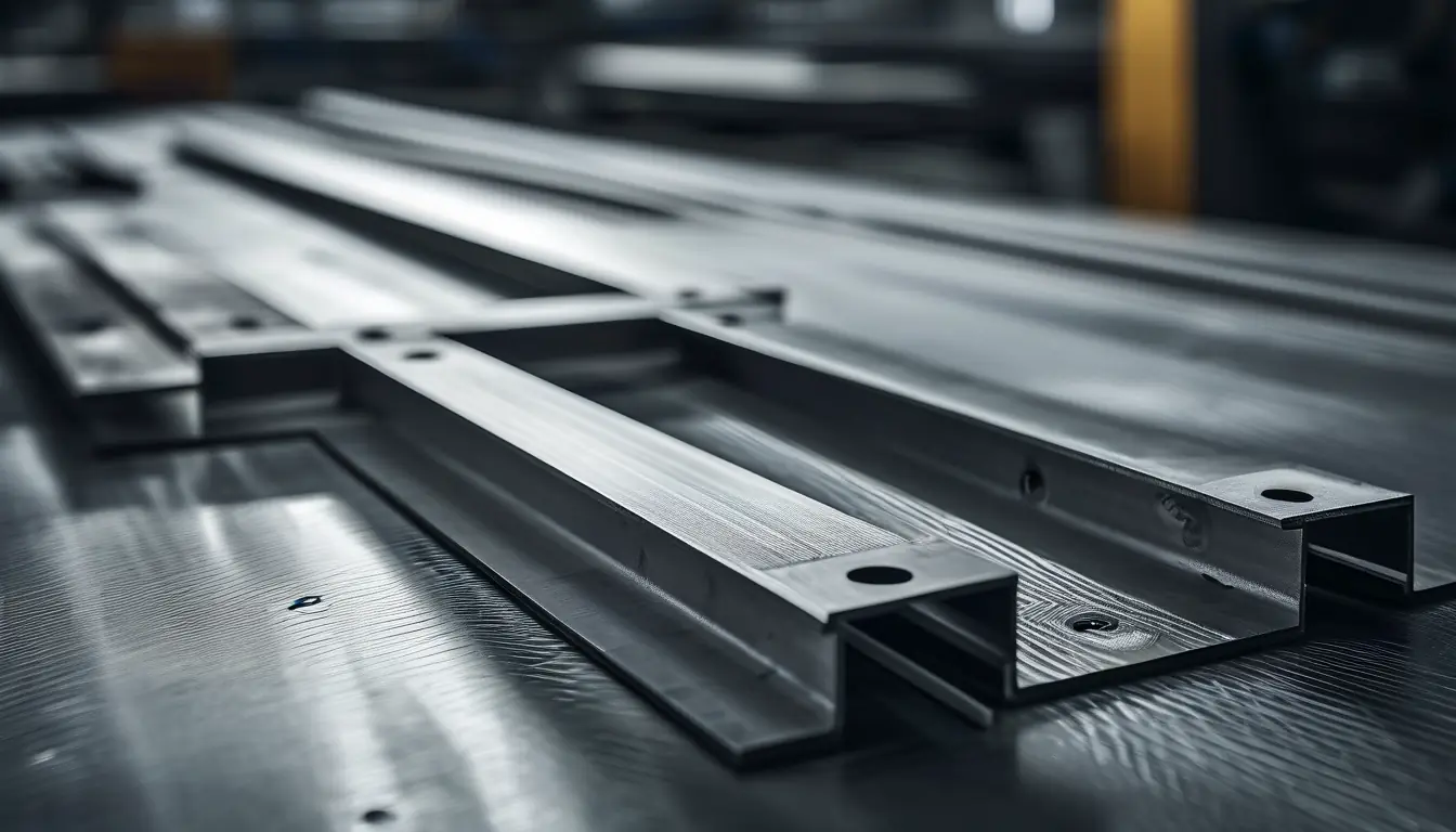 Laser cut structural steel gusset plates and connection plates with bolt holes
